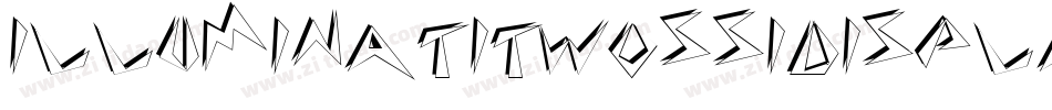 IlluminatiTwoSSiDisplayCaps Medium字体转换